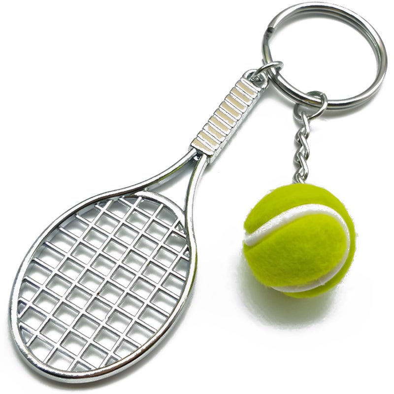 COSTOYFUN Mini Cute Soccer Keychain Bowling Tennis Baseball Keychain for Men Women Boys Girls Gift - Image 1